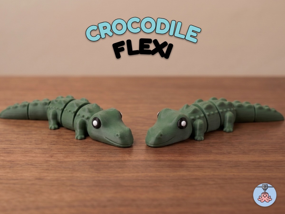 Adorable Crocodile Flexible 🐊